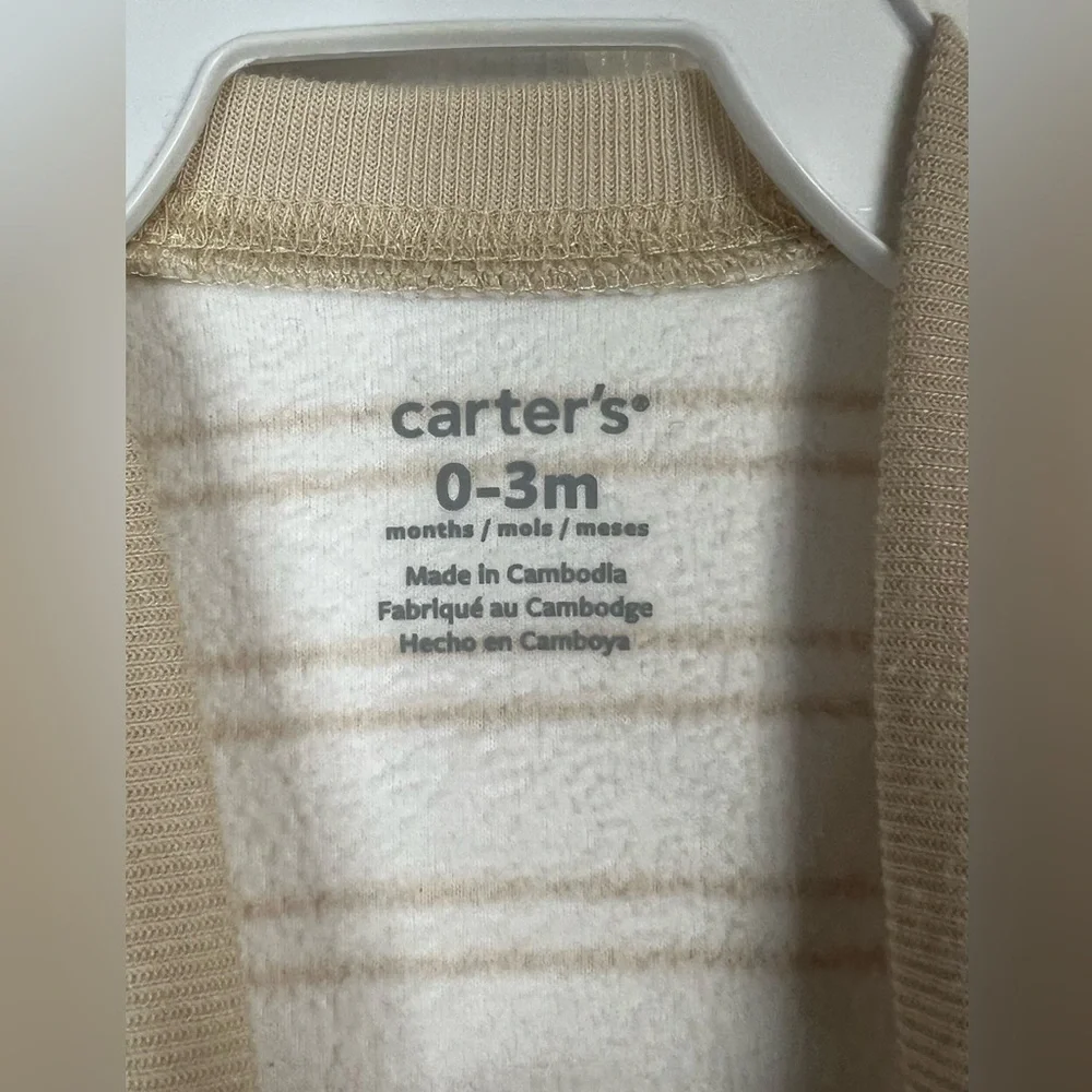 Carter's Unisex Baby Sleep Bag (Ivory/Beige Cow, 0 - 3 Months)